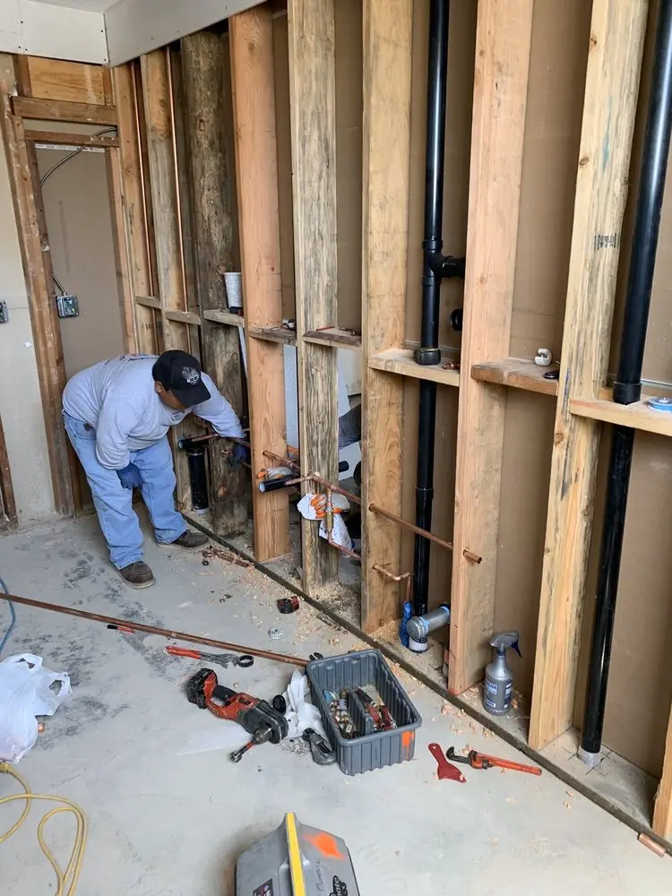 Commercial rough-in plumbing for Water Heater Replacement in Square Lake